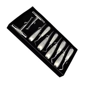 Kit de Extracción Dental Quirúrgica de 10 Piezas, Elevadores Luxadores de Acero Inoxidable, Instrumentos para Levantar Raíces Dentales de Forma Atraumática, Certificación CE ISO - Product Image 5