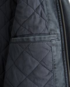 แจ็กเก็ตยีนส์ผ้าทอลายทแยงผ้าแคนวาสซักได้มีซิปด้านหน้าออกแบบได้ตามต้องการล่าสุด - Product Image 3