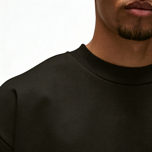 T-shirt unisexe surdimensionné en coton tricoté 100 % de haute qualité, vierge pour impression par transfert thermique, pour homme, modèle lourd et ample - Product Image 5