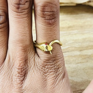 New Arrival <b>Snake</b> Animal <b>Ring</b> Gothic Brass <b>Rings</b> For Women 18k Gold Plated Serpent Wrap <b>Ring</b> Minimal Jewelry Wholesale/OEM/ODM - Product Image 1
