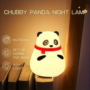 Luce Notturna LED in Silicone con Cambio Colore Arcobaleno, Design Coniglio/Orso Grasso/Orso Stolpe/Orso Castagna/Anatra, Controllo Touch - Product Image 4