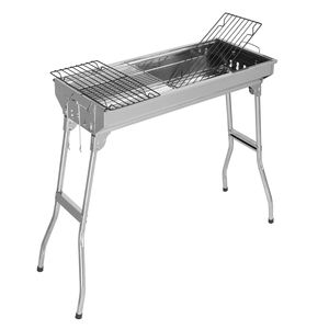 Griglia Portatile in Acciaio Inox per Campeggio, Materiale in Ferro per Carbone e Legna, Configurazione Standard - Product Image 4