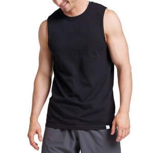 Custom Summer Sleeveless Muscle Shirt 100% Polyester Quick-Drying Men's Muscle Fitness Tank <b>Tops</b> At <b>Low</b> Price - Product Image 3