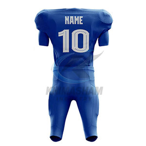 ชุดกีฬาทนทาน ตะเข็บคุณภาพสูง โพลีเอสเตอร์ระบายอากาศได้ดี ชุดอเมริกันฟุตบอล สไตล์มืออาชีพ - Product Image 2