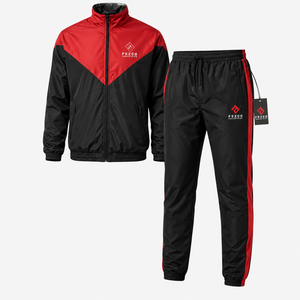 Wholesale Luxury Plain <b>Polyester</b> <b>Tracksuit</b> Windbreaker Cargo <b>Tracksuit</b> Set <b>Tracksuits</b> for Men Custom Design Cheap Price - Product Image 2