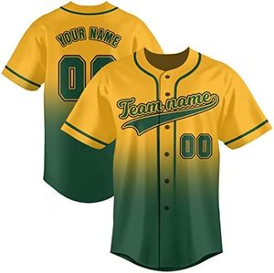 Nouveau maillot de baseball imprimé tendance, personnalisé avec le nom et le numéro de l'équipe, chemise pour fans de sport, maillot unisexe pour hommes et femmes - Product Image 1