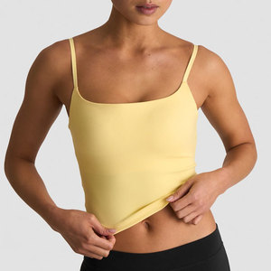 Nouveau débardeur court pour femme, dos nu, à bretelles, coupe ajustée, haute qualité, pour le sport, la gym et l'été - Product Image 5