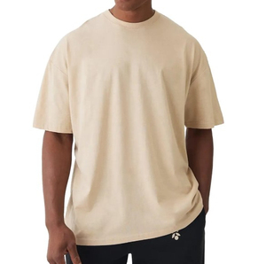 เสื้อยืดโอเวอร์ไซส์ผู้ชายสไตล์รัฟฟ์ แฟชั่นสตรีทแวร์ทันสมัย ผ้าฝ้าย คอกลม ใส่สบาย ระบายอากาศได้ดี ทนทาน - Product Image 4