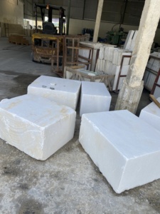Bloque de Mármol Blanco Cristalino de Vietnam, Gran Tamaño, Directo de Cantera, Mármol Natural Impermeable, para Uso en Interiores de Apartamentos Modernos, Ecológico - Product Image 6