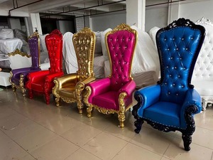 럭셔리 하이백 내구성 있는 야외 결혼식 왕좌 의자, 호텔 및 가정용 친환경 소재 사용 - Product Image 5