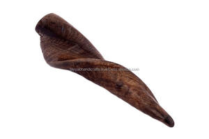 Shofar Pulido de Cuerno de Oveja y Cabra Natural - Decoración Náutica Ecológica de Estilo Animal para el Hogar - Product Image 4