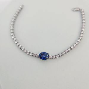 Pulseras Cuadradas de Oro Amarillo de 10k con Diamantes de Moissanita de Calidad de Exportación para Unisex, Pulseras de Moissanita Estilo Hip Hop de la India - Product Image 2