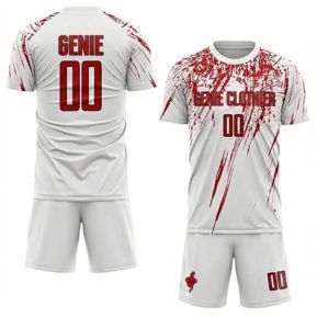 Fabricant d'uniformes de football, logo personnalisé, design imprimé, short respirant, nouvelle arrivée, nom d'équipe personnalisé, service OEM - Product Image 4