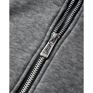 OEM Men's Half Zip Fleece Sweatshirt Plain Oversized <b>Mock</b> <b>Neck</b> Pullover Custom Streetwear Cotton Winter <b>Top</b> - Product Image 4