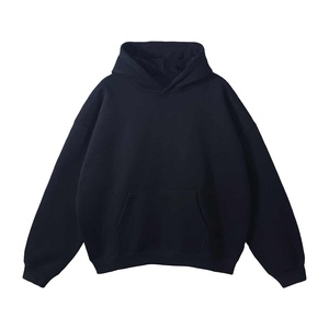 Sudadera con Capucha Extra Grande, Lisa, de Algodón Suave, Estilo Informal, para Invierno, Corte Regular, Ropa de Calle, Suministro de Fábrica - Product Image 3