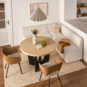 Unique Design <b>Wooden</b> <b>Round</b> <b>Dining</b> <b>Table</b> Set for Home Apartment Farmhouse Villa Hotel <b>Dining</b> Rooms <b>Dining</b> Room Furniture - Product Image 5