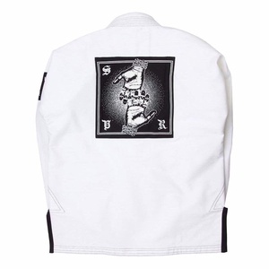 ชุดยูโด RTS คุณภาพสูง Shoyorol Batch 70 White Flag Mamba Professional 450gsm Brazilian Fighters Jiu Jitsu Gi Kimono Uniform AS-JJ-5808 - Product Image 2