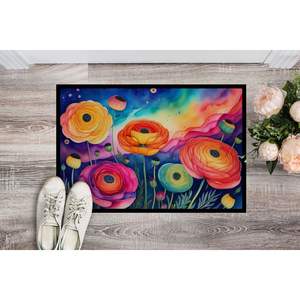 Ranunculus Color Non-Slip Indoor/<b>Outdoor</b> Door <b>Mat</b> 24H X 36W Low Pile Washable Rugs for Entryway Front Door - Product Image 2