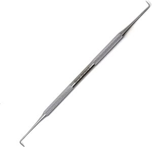Détartreur Postérieur Professionnel à Double Embout |   Lames miniatures pour détartreur dentaire en forme de faucille |   Acier inoxydable de qualité chirurgicale réutilisable - Product Image 1