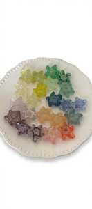 Perles en verre filé à la main, double couche, motif floral, rayées, style vintage, en vrac, pour la fabrication de bijoux DIY, bracelets, boîte personnalisée, vente en gros - Product Image 3