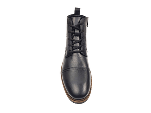 Botas Chukka de Tobillo para Hombre, de Cuero Genuino, con Cordones, Punta Redonda, Suela de Goma Antideslizante, Entresuela de EVA, para Todas las Temporadas - Product Image 4