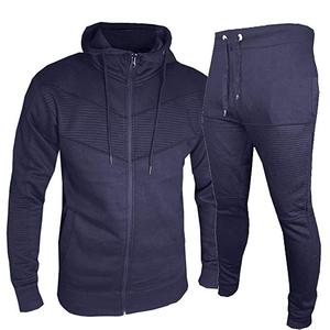 Factory Direct Custom Design Men's <b>Tracksuits</b> New Fashion Winter Collection Wholesale Custom <b>Plain</b> <b>Tracksuits</b> - Product Image 1