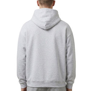 Sudaderas con Capucha de Algodón para Hombre, Corte Holgado, Color Gris, Fabricante de Marca Privada - Product Image 3