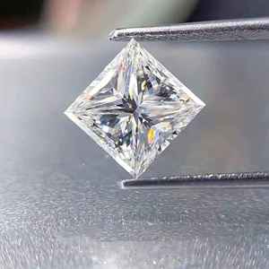 Diamante Cultivado en Laboratorio CVD, Corte Princesa, Claridad VVS-VS, Corte EX-VG, Color D, para Joyería, Anillo de Compromiso, Certificado IGI - Product Image 2