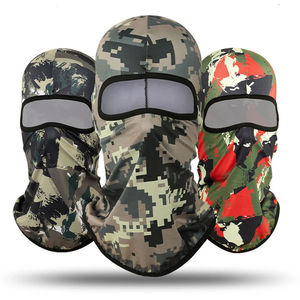 Masque facial balaclava camouflage coloré avec panneau transparent pour les activités de plein air, taille adulte unisexe 54-56 cm - Product Image 3