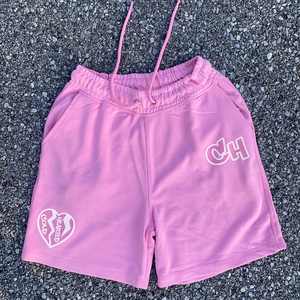 Conjuntos de Camisetas y Pantalones Cortos de Moda Urbana 2025, Color Rosa, Lavado Ácido, Estilo Vintage, Logotipo Personalizado, 100% Algodón, Corte Holgado para Hombre - Product Image 5