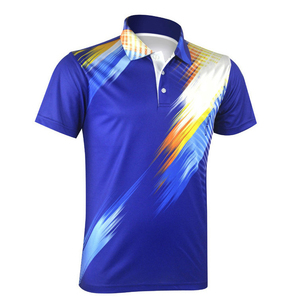 Chemises de golf personnalisées avec logo, séchage rapide, manches courtes, impression intégrale, polyester/spandex, design uni, tissées, sportives, formelles, teintes unies - Product Image 1