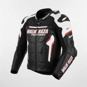 Chaqueta de Cuero Resistente Malik Raza Elite Class |   Artesanía Hecha a Mano |   Equipo de Seguridad Premium - Product Image 5