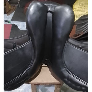 SE VENDE Sillín DE CABALLO DE PIEL GP SILLONES INGLES COLOR NEGRO GRIS TAN EN DÓLAR 35 TARJETA DE CRÉDITO TALLA 14 15 16 17 18 - Product Image 3