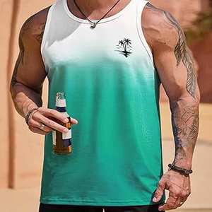 Wholesale Solid Color <b>Men</b> Tank Top Sports Wear Customized <b>Men</b> Tank Top Fitness <b>Men</b> Tank Top sublimation design <b>stringer</b> <b>vest</b> - Product Image 2