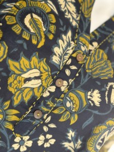 Robe midi à manches longues et col en V à imprimé floral pour les fêtes et les occasions décontractées - Product Image 5