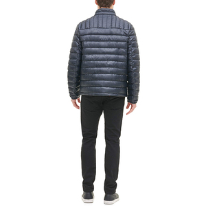 Blouson court matelassé léger et chaud pour homme, col montant, fermeture éclair intégrale, vêtement d'extérieur décontracté pour l'hiver, fabrication OEM ODM personnalisée - Product Image 6