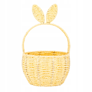 Handwoven Paper Rope Bunny <b>Baskets</b> for <b>Gifts</b> Decorative Storage <b>Basket</b> for <b>Easter</b> Wholesale Price from Vietnam - Product Image 3
