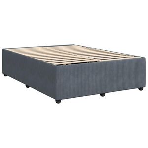 Cadre de lit rembourré gris foncé - Product Image 3