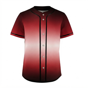 Maillot de baseball unisexe respirant et à séchage rapide 100 % polyester personnalisable, absorbant la transpiration, imprimé football - Product Image 3