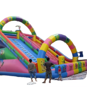 Arc-en-ciel gonflable, toboggan clown - Product Image 1