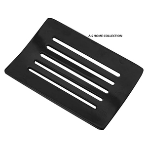 Porte-savon rectangulaire en acier inoxydable noir, design vintage fantastique, nouvel arrivage, un accessoire de salle de bain très prisé - Product Image 1