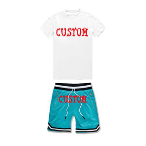 Conjunto de Camiseta y Pantalones Cortos para Hombre, Ropa de Verano 2026, Conjunto de Dos Piezas, Precio Económico al por Mayor, Conjuntos de Verano Personalizados para Hombre - Product Image 1
