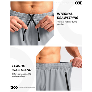 Pantalones Cortos Deportivos para Hombre, 260 g/m², con Logotipo Personalizado, Colores Sólidos, Estilo Vintage, Lavado Ácido - Product Image 5