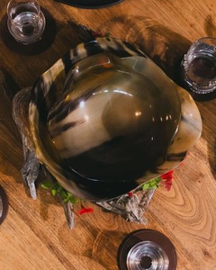 Cuencos Decorativos Superiores Hechos a Mano con Cuerno de Búfalo y Diseño Indio para el Hogar, la Mejor Calidad Disponible en Todos los Tamaños - Product Image 1