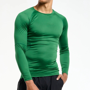 Camiseta de Compresión de Manga Larga con Logotipo de Surf para MMA/BJJ, Rashguard Personalizado con Estampado Sublimado, Transpirable y Antibacteriano - Product Image 1