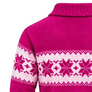 Suéter Rosa para Hombre, Estilo Fair Isle, con Botones, Jacquard, Tejido de Punto, Manga Larga, Otoño, 100% Algodón, 12GG, Venta al Por Mayor, Personalizado - Product Image 4