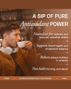 Organic Chaga Shroom <b>Coffee</b> Mix Natural <b>Coffee</b> Flavor Antioxidant-Rich Superfood for Daily Nutrition - Product Image 6