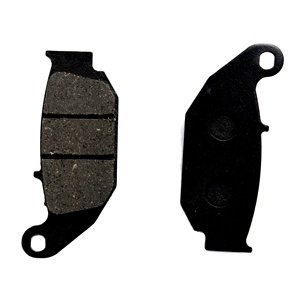 Juego de pastillas de freno genéricas para motocicleta, piezas de repuesto negras semimetálicas para reparar y reemplazar - Product Image 1
