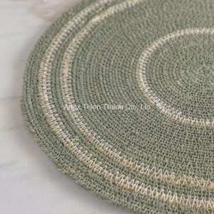 High Quality Luxury Braided Seagrass Placemat Handmade Woven Dining <b>Table</b> <b>Mat</b> for Hotel OEM Supplier - Product Image 2