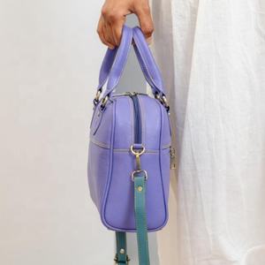 กระเป๋าสะพายข้างหนังวัวแท้ลายดอกไม้สีน้ำตาลสำหรับผู้หญิงซิปปิดแบบซิปเดียวสไตล์วินเทจสำหรับฤดูร้อน - Product Image 3